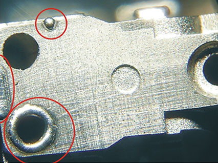 <a href='http://www.zjsco.com.cn/product/3.htm' class='text_a'>模具激光焊機(jī)</a>修復(fù)模具效果